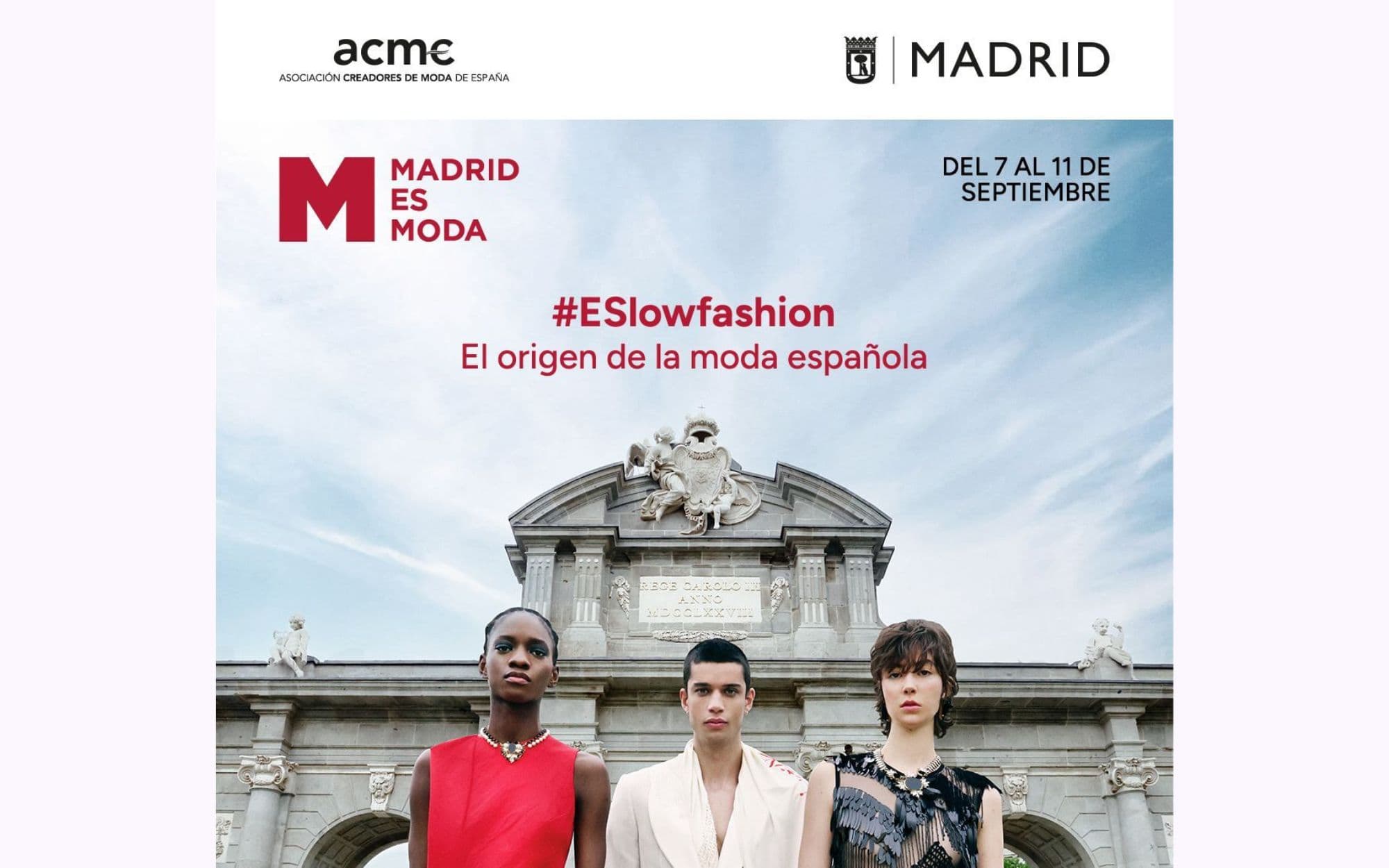 Cartel oficial de Madrid es Moda 2024